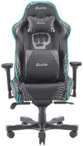 Clutch Chairz - Ergonomic Gaming Chair, Video Game Chairs, Office Chair, High Chair and Lumbar Pillow for Computer Desk – Pewdiepie LED Edition Throttle Series Grey (Extra Large).