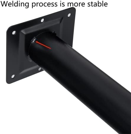 WUHUANGKAKA 36 Inch Table Legs,Adjustable Metal Desk Legs,Suitable for DIY Furniture Legs, Computer Desk, Dining Table, Workbenches,Coffee Table, Set of 4 (Black).