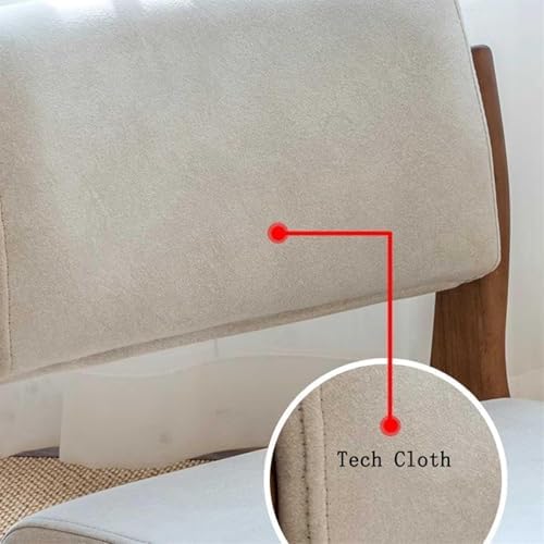 Japanese Floor Chair with Backrest - Ergonomic Wooden Sofa, Designer Indoor Meditation Chair, Upholstered Relaxation Cushion for Balcony & Living Room - Stylish & Comfortable