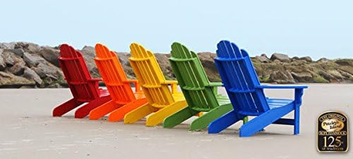 Original Pawleys Island Gray DuraWood Essentials Adirondack Chair – Eco-Friendly Recycled Material, Stainless Steel Hardware, Smooth Fit N Finish, Handcrafted in The Carolinas