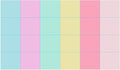 Booooom Jackson 7'6''x13' Pastel Rainbow Classroom Rug for Kids Room Seating Décor - Thick Nylon Large Preschool Carpet Daycare Rug for Teaching & Playroom, Non-Slip &No Triping,20X Stain Resistance