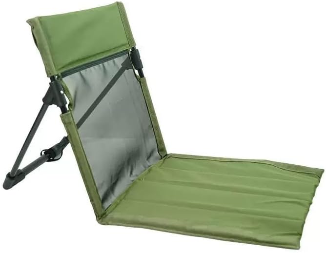 Breathable Mesh Back Folding backrest,Ultralight Aluminum Alloy Camp Seat with Ventilated Backrest, Portable Outdoor Chair for Beach, Park,Lawn,Hiking and Travel