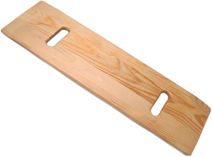 Slide Transfer Board with Handles,FSA Eligible,Made of Heavy-Duty Wood,Mobility Aid for Senior and Handicap,Load Capacity Up to 500 lbs,36 * 12.8 * 0.75