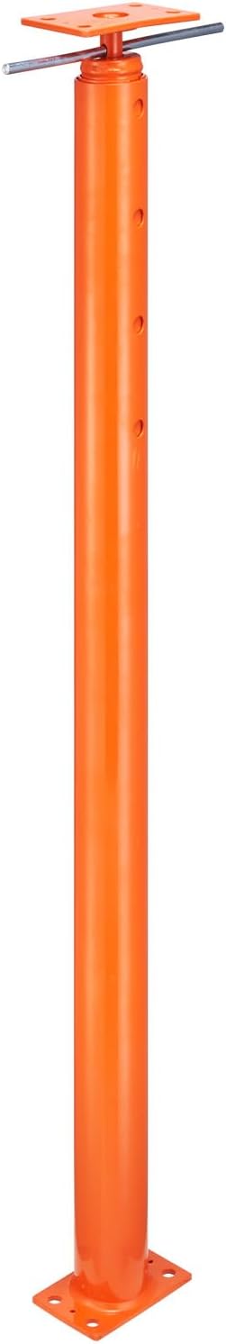 VEVOR House Floor Jack, 54"-150" Height Range, 11200 lbs Max Load Capacity, Adjustable Support Beam Basement Jack Post Pole for Leveling, Lift Support Steel Telescoping Jack for Temporary Support