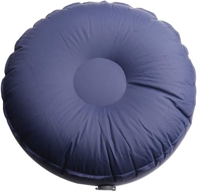 Meditation Floor Cushion, Yoga Bolster Pillow Balance Inflatable Yoga Cushion Footrest Pillow For Leisure Travel Fitness Outdoor Foldable Pedal 42X42x15cm Dark Blue Olive Green(Olive green)