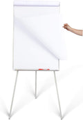 DexBoard Whiteboard Easel 36" x 24" Height Adjustable, Magnetic Dry Erase Board with Tripod Stand, Portable Presentation Easel Includes Flip Chart Paper Pad (25 Sheets), Magnets & Eraser