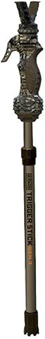 PRIMOS Hunting Trigger Stick Gen3 Shooting Stick, Adjustable Height, Quick-Detach Yoke, Durable and Lightweight, Ideal for Hunting, Shooting, and Photography