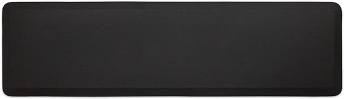 GelPro NewLife Designer Comfort Ergo-Foam Cushioned Anti-Fatigue Kitchen Floor Mat, Stain-Resistant, Waterproof, Non-Slip Padded Desk/Office Mat, 20" x 72", Grasscloth Charcoal