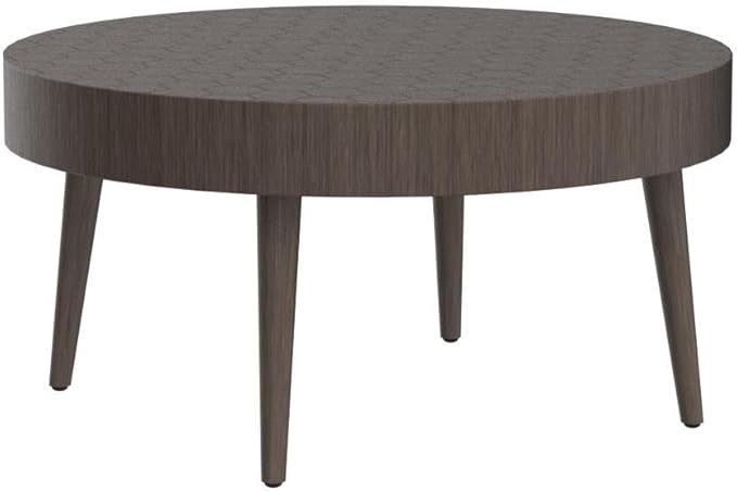 SUNBURY Coffee Table Set, Morden Round Coffee Table Set of 2, 18" Farmhouse Living Room Nesting Tables, Livingroom Table Set