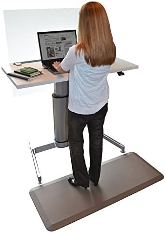 GelPro Professional Grade Anti-Fatigue Kitchen & Office Comfort Bio-Foam Mat with Non-Slip Bottom for Health & Wellness, 20x48, Stone