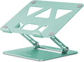 Aoviho Adjustable Laptop Stand for Desk,Portable Laptop Stand Holder and Riser,Foldable Aluminum Notebook Computer Stands for MacBook Air Pro HP Lenovo Dell Samsung, 10-15.6 inch (Fresh Green)