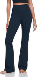 HeyNuts Harmony Flare Leggings 29"/30.5"/32.5"/34.5", High Waisted Tummy Control Wide Leg Bootcut Yoga Pants Lounge Soft