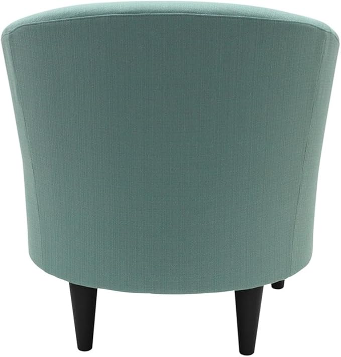 Pemberly Row 17.5" Traditional Polyester Fabric Club Chair in Blue