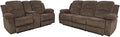 AYCP Corduroy Living Room Furniture Set Reclining Sofa Set Loveseat Furniture Sets in Living Room Sofa Recliners(Sofa+Loveseat, Taupe Corduroy)