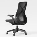 Ergonomic Office Chair Seat Depth Adjustable, Home Office Desk Chair with 3D Armrest, Mesh Office Chairs with Tilt Recline Lock,Thickened Soft Cushion, SGS Certified Gas Lift for Long Hours(Black)