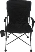 SEREVIGPUL Portable Camping Chairs- Lightweight,Back with Side Pockets & Cup Holder,Large Foldable Camping Chair for Tailgating, Firepits,Fishing, Hiking, Travel, Picnic, Beach Patio, & More
