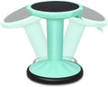 Giantex Wobble Stools for Classroom Seating, Wiggle Stool with Adjustable Height, 24 Inch Active Learning Stool, Sitting Balance Chair for School, Office Stand Up, Flexible Seating Wobble Chair(Green)