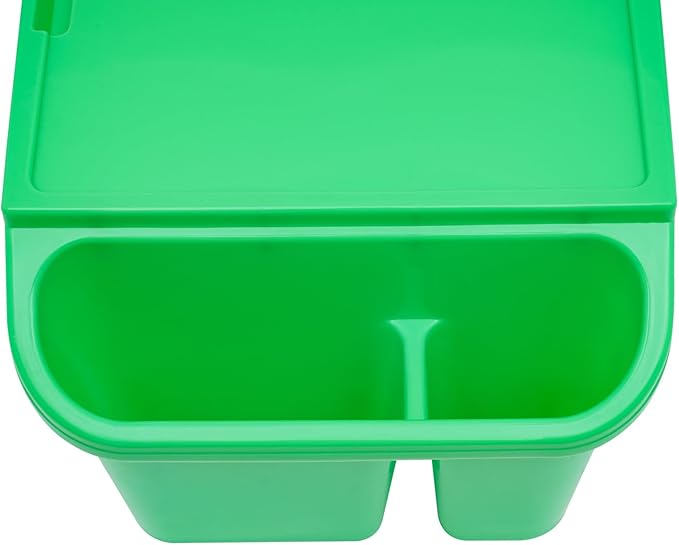 Kids Lap Desk Tray with Side Pockets, Plastic Breakfast Laptop Trays Kids Activity Lap Desk Tray Portable Bed Table Lap Desk for Kids Students Work Study School Classroom (4Pcs, 4 Color B)