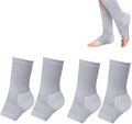 ANYSENT Bamboo Foot Sleeves,One Compression Bamboo Foot Sleeves,New Compression Bamboo SocksAnkle Compression Socks