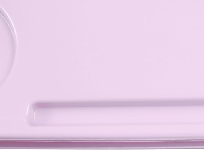 6 Pcs Kids Lap Desk Tray, 19.69 * 9.84 * 7.09in Lap Desks with Storage, Lap Desk Tray with Side Pockets and Slot for Writing Eating Game Classroom (2*Red+2*Green+2*Purple)