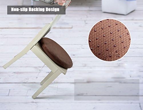 Sigmat Memory Foam Seat Cushion Anti-Slip Soft Round Stool Cushion Chair Pad 13 Inch Graphic