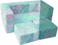 MeMoreCool Kids Sofa Couch, Glow in Dark Couch Sofa, Modular Convertible Kids Furniture