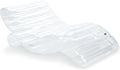 FUNBOY Giant Super Clear Chaise Lounger Pool Float, 1-2 Person Size