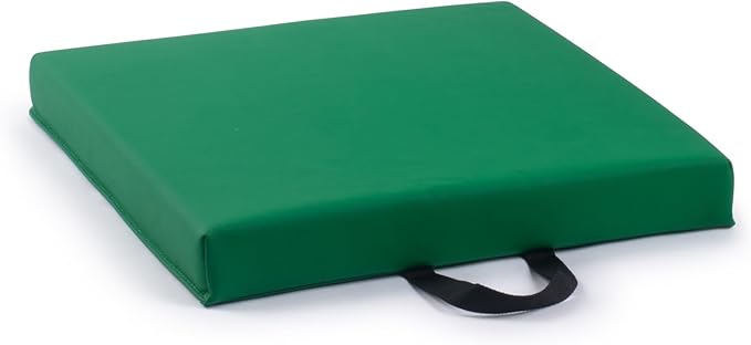 Cushioned Floor Seats - Set of 6 Square Spot Markers for Early Childhood Floor Time - Flexible Seating