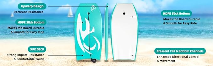 Bo-Toys Body Board Lightweight with EPS Core