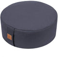 FelizMax Zafu Buckwheat Meditation Cushion,D=13"/16" H=5.5",Round Zabuton Meditation Pillow,Yoga Bolster Kneeling Pillow Premium Yoga Pillow for Sitting on Floor Zippered Cotton Cover