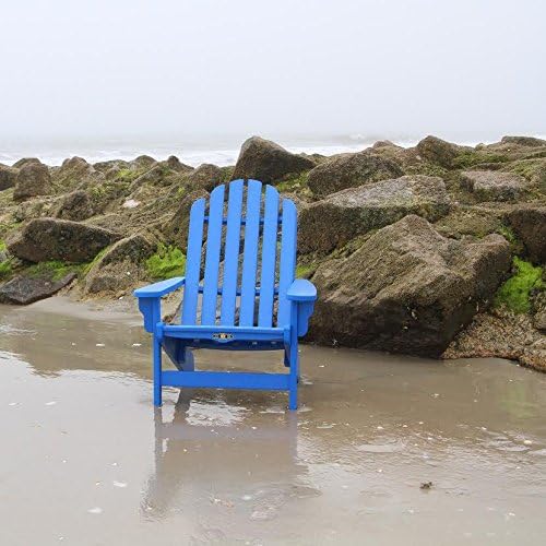Original Pawleys Island Gray DuraWood Essentials Adirondack Chair – Eco-Friendly Recycled Material, Stainless Steel Hardware, Smooth Fit N Finish, Handcrafted in The Carolinas