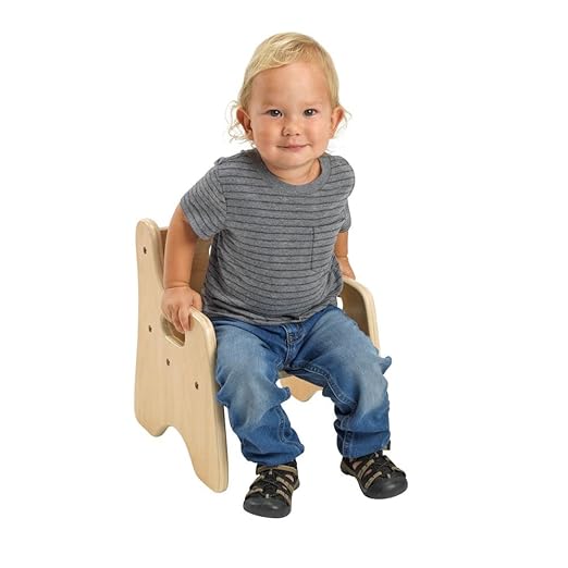 First Chair by Environments, 6.5 Inch Seat Height, Durable Wooden Chair for Support and Comfort for Toddlers, Great for Preschools, Classrooms, Daycares and Homes