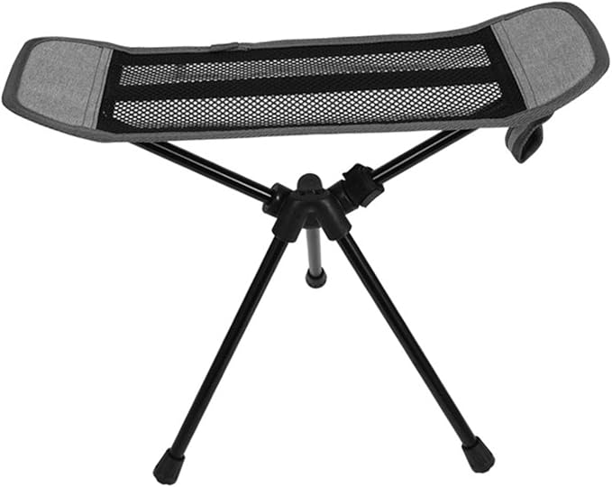 Folding Foot Rest Travel, Leg Rest Bracket Stool, Antislip Feet Compact Aluminum Foldable Camping Chair Footrest for Outoor