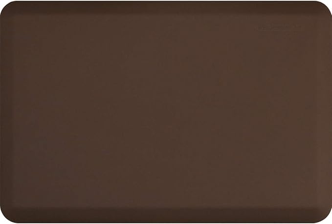 WellnessMats Original Collection Anti-Fatigue Floor Mat, Polyurethane – Ergonomic Support Pad for Home, Kitchen, Garage, Office Standing Desk – Water Resistant - Made in USA