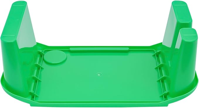 6 Pack Kids Lap Desk Tray with Storage Slots, Portable Lap Desk, Activity Tray, Drawing, Stackable, Writing, Eating, Classroom, 19.69" L x 9.84" W x 7.1" H (Green)