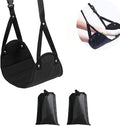 WZLL.SLSP 2 Pack Airplane Footrest,Travel Foot Hammock for Flights,Reduce The Swelling of Feet,Adjustable Height Relaxing Hammock for Legs and Feet Rest