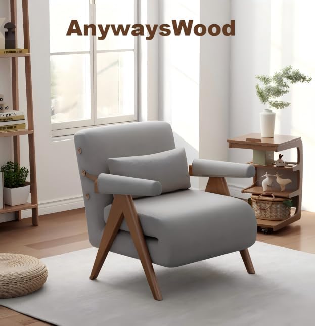 3 in 1 Residential Convertible Sofa Bed Chair|3 in 1 Sleeper Sofa Couch Bed | Adults | Living Room, Bedroom,Office (Grey D31.8 x W31.5 x H31.8 inch)