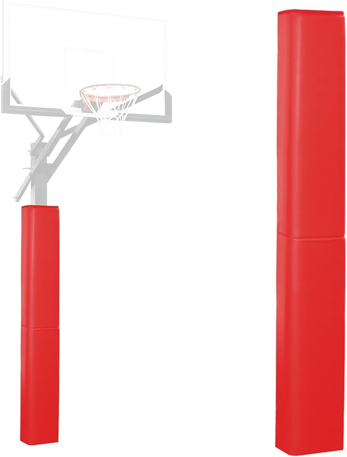 VANCL Square Pole Padding Basketball Pole Pads Heavy Duty Square Pads Outdoor Fits 4"x4", 5"x5", 6"x6",6"x8", 8"x8" Poles Waterproof UV-Resistant Durable Protection Pads