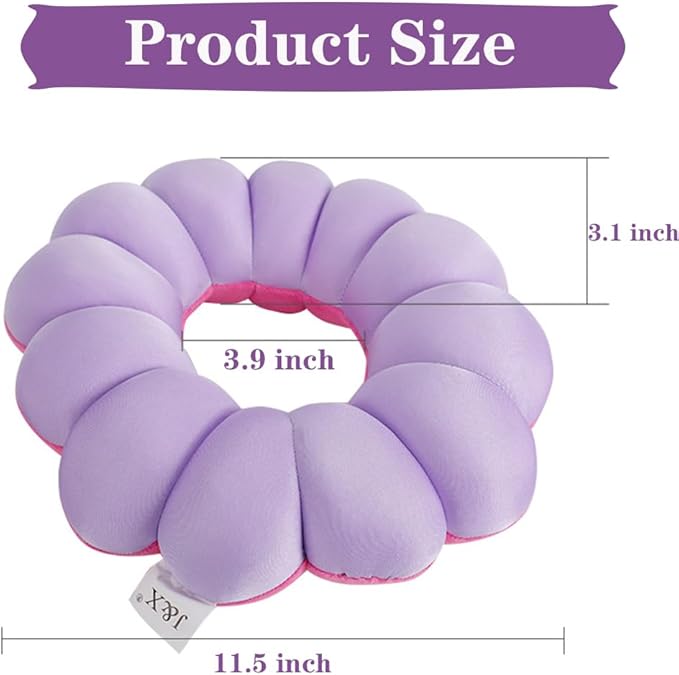 Anti Bedsore Cushion,Broken Elbow Elevation Pillow,Donut Pillow for Hand and Foot Pressure Relief,Elbow,Ankle,Leg,Hip Support Pad Purple
