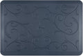 WellnessMats Bella Collection Anti-Fatigue Floor Mat, Polyurethane – Ergonomic Support Pad for Home, Kitchen, Garage, Office Standing Desk – Water Resistant - Made in USA