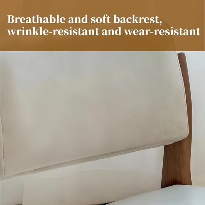 Japanese Style Legless Floor Chair with Back Support, Wooden Tatami Meditation Chair with Cushion, Low Sofa Floor Seat for Living Room, Bedroom, Bay Window(Technology Fabric 1)