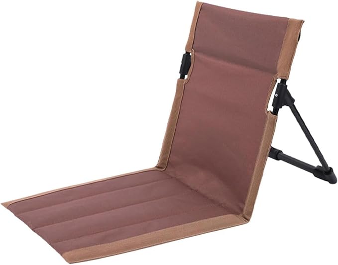 JQlabeit Ultra-Light Folding Camping Chair with Backrest,Outdoors Relaxing Floor Seat for SwimmingPool Beach Lawn Picnic Road Trips