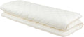 FULI Japanese Futon, Foldable & Portable Floor Lounger Bed, Roll Up Sleeping Pad, Shikibuton, Made in Japan (White, Queen)