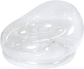 Air Candy Clear Inflatable Chair – 100% Waterproof PVC, Supports 250 lbs, Portable Floor Seating for Dorms, Camping & Gaming