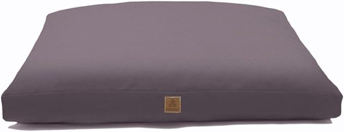 FelizMax Zabuton Meditation Mat (36"×28"×3") Luxurious Meditation Cushion for Kneeling Sitting Large Floor Pillow Zafu/Bench-Washable Cotton Cover 100% Organic Cotton Filling (Dark Grey)