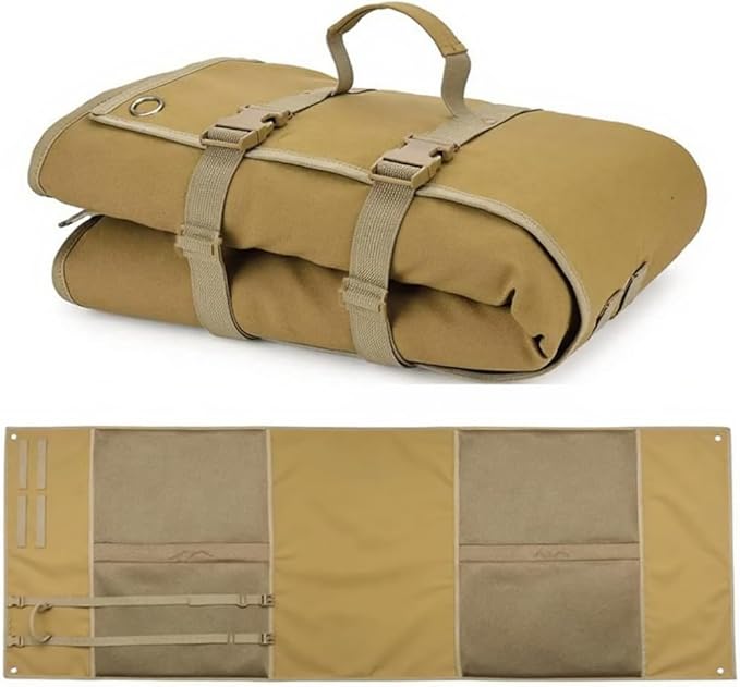 Outdoor Camping Tactical Training Shooting Mat Anti Slip Pad, Waterproof and Moisture-Proof Folding Mat Picnic Blanket Portable with Carry Strap