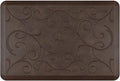 WellnessMats Bella Collection Anti-Fatigue Floor Mat, Polyurethane – Ergonomic Support Pad for Home, Kitchen, Garage, Office Standing Desk – Water Resistant - Made in USA