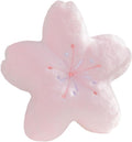 Soft teddy velvet Five star flower cushion Four-leaf clover cushion Sofa Bedroom living Room cushion cover -17 inches (light pink)