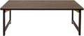 Eapmic Japanese Floor Table, Foldable Coffee Table, Low Sitting Dining Table, Tatami Tea Desk, Portable No Assembly Floor Desk for Living Room Bedroom Apartment Office Study (Walnut Color)