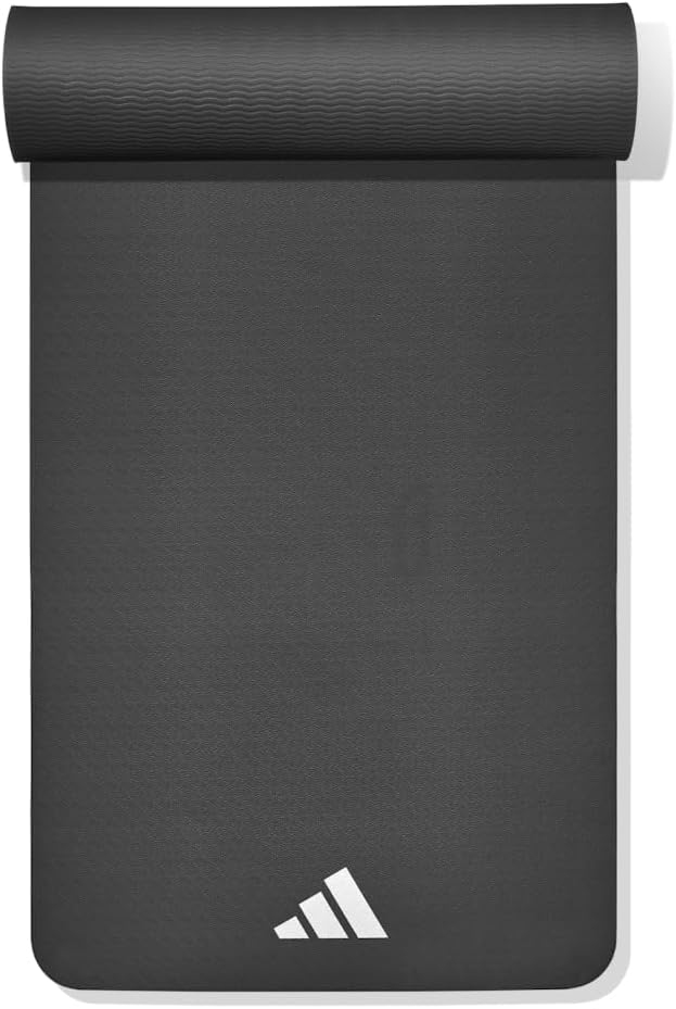 adidas Yoga Mat - Eco Friendly - Non Slip, Durable Textured Surface, 8mm